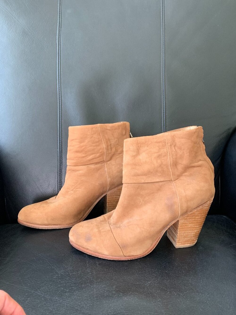 rag and bone Caramel Suede Bootie size 39.5